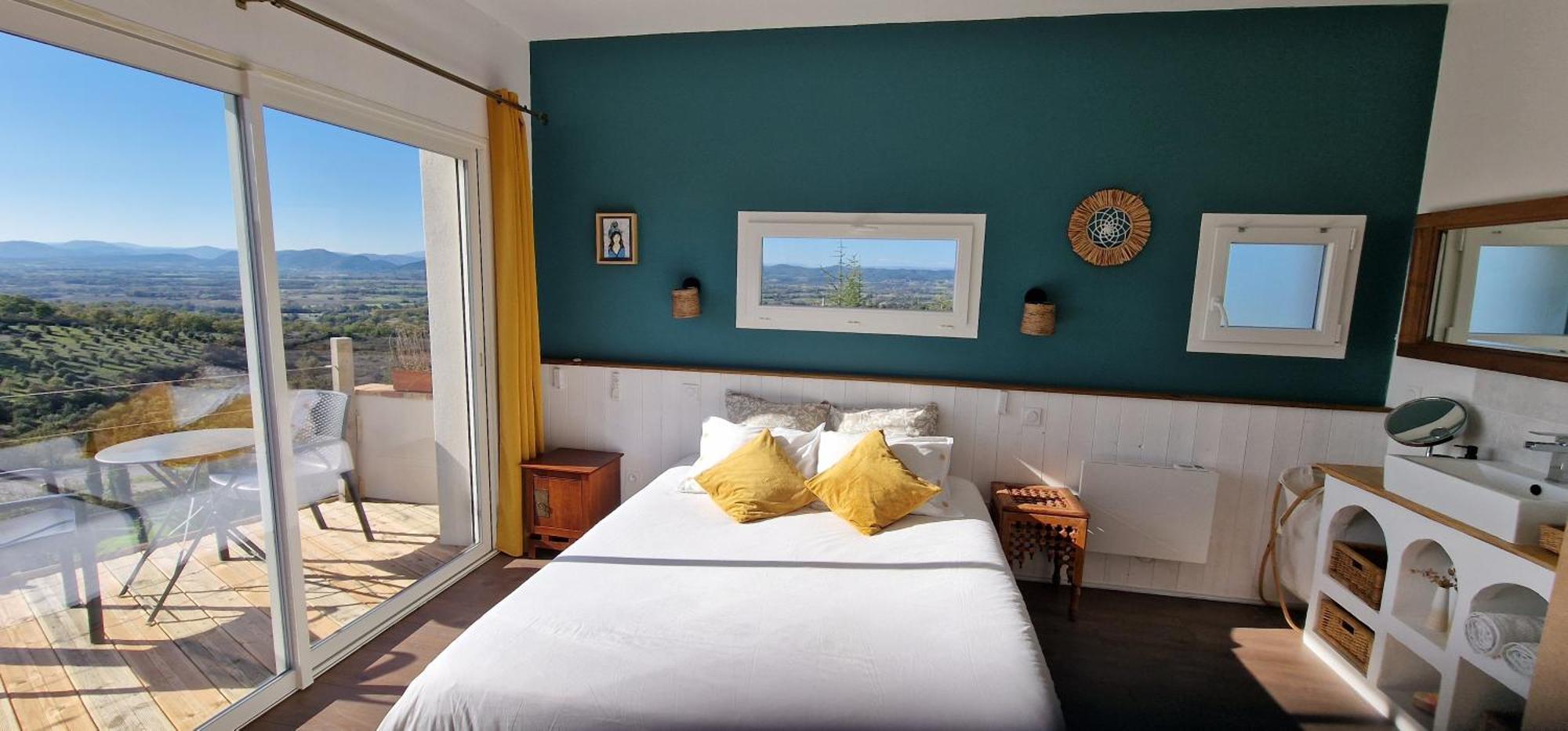 Reve D'Escapade Chambre Avec Vue Sublime Sur Les Cevennes Ardechoises บาร์แจค ภายนอก รูปภาพ